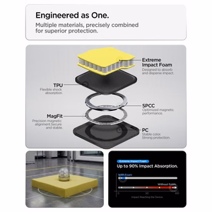 Spigen Tough Armor Mag MagSafe dėklas Samsung Galaxy S26 - violetinis