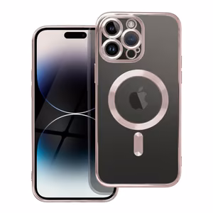 Electro Mag Cover case for iPhone 14 Pro compatible with MagSafe rose gold