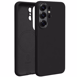 Etteri Silikoninis Mag dėklas for Samsung Galaxy S26 Ultra juodas