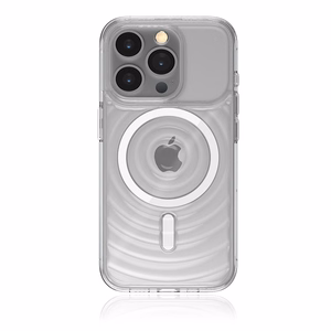 STM Reawaken Ripple MagSafe dėklas, skirtas iPhone 15 Pro Max, skaidrus