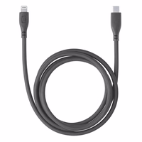 Cellularline Soft laidas - USB-C to Lightning laidas MFi certified 1.2 m (juodas)