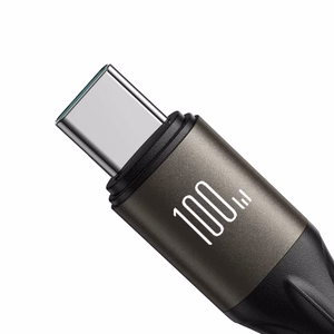 USB laidas Joyroom SA25-CC5, juodas, Type-C / Type-C, 120 cm