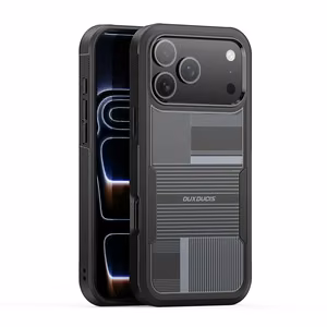 Dėklas Dux Ducis Shld Apple iPhone 17 Pro juodas (Umbra Pattern)