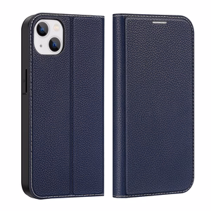 Dux Ducis Skin X2 dėklas telefonui iPhone 14 Plus su magnetine uždanga mėlynas