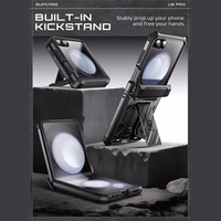 Supcase Unicorn Beetle Pro dėklas telefonui Samsung Galaxy Z Flip 7 - juodas