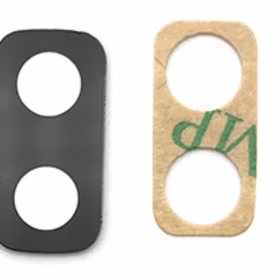 Samsung J610 J6+ 2018 kameros stikliukas Black (only lens) ORG