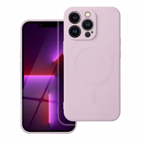 Silikoninis Magnetinis dėklas telefonui, suderinamas su MagSafe, skirtas iPhone 17, rožinis