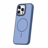 Frame Thin Mag dėklas for iPhone 16 Pro 6,3" tamsiai mėlynas