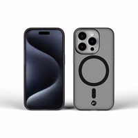 Dėklas telefonui FORCELL F-PROTECT Levels su dvigubo sluoksnio 4D technologija, karinio bandymo sertifikatu, suderinamas su MagSafe, skirtas IPHONE 16 PLUS dūminis juodas