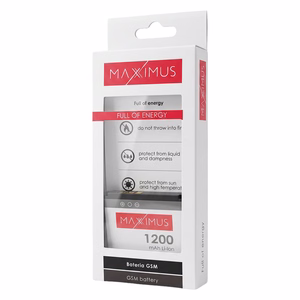 Baterija MAXXIMUS NOKIA 6280 1200 mAh BP-6M