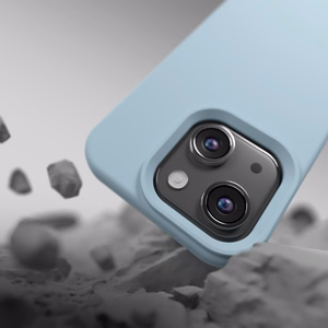 "Etteri" silikoninis "Mag" dėklas iPhone 14 6,1" šviesiai mėlynas