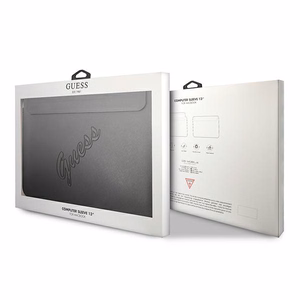 Guess Saffiano Script viršelis 13" nešiojamam kompiuteriui - juodas