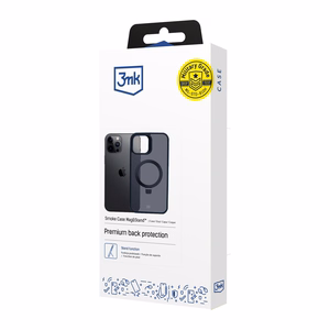 3mk Smoke dėklas telefonui Mag&Stand Apple iPhone 12 Pro Max - juodas