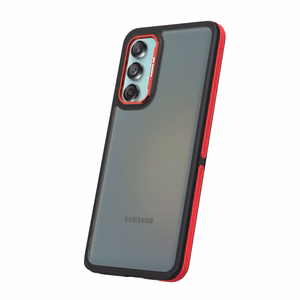 Crystal Black case for Samsung Galaxy M55 5G red