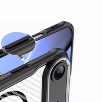 Defender Carbon Mag dėklas for iPhone 17 Air 6,6" juodas