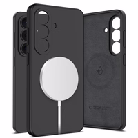 Tech-Protect Silikoninis MagSafe Dėklas for Samsung Galaxy S26 - juodas