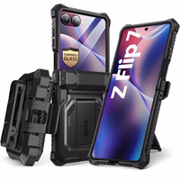 Supcase IBLSN Armorbox dėklas telefonui Samsung Galaxy Z Flip 7 - juodas