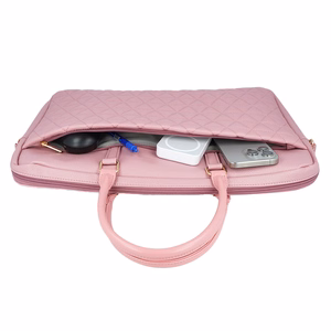 Wonder Dėklas nešiojamam kompiuteriui 15–16 colių pico dygsniuotas rožinis