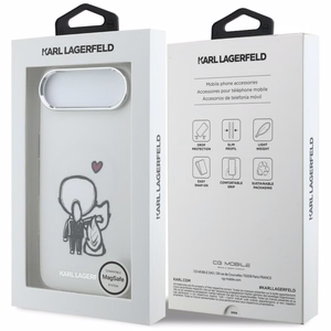 Karl Lagerfeld Karl & Choupette Back MagSafe Dėklas for iPhone Air - Clear