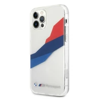 BMW Motorsport trispalvis dėklas iPhone 12 Pro Max - permatomas