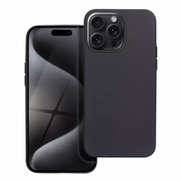 MATT dėklas telefonui IPHONE 15 Pro Max juoda