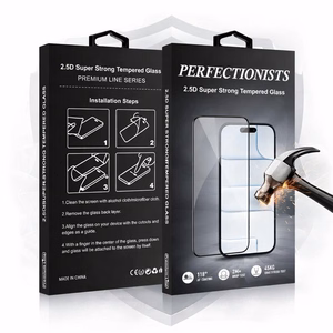 Perfectionists 2.5D Super Strong grūdintas stiklas Apple iPhone 15 Pro Max, juodas