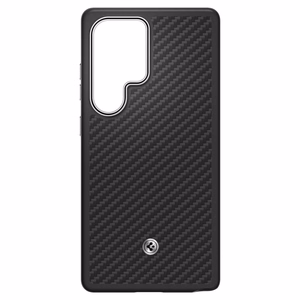 Spigen Enzo Aramid GP-FPS938PGABW silikoninis dėklas su įmontuotu MagFit žiedu Samsung Galaxy S25 Ultra - juodas