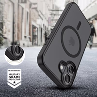 Tech-Protect MagMat Magnetinis dėklas telefonui iPhone 17 - matinė juoda