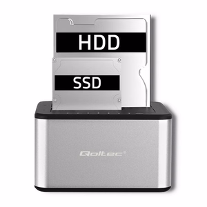 Qoltec 5316 HDD/SSD Doko Stotis 2x 2.5"/3.5" SATA USB 3.0 Klonavimas
