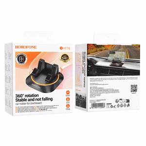 Automobilinis telefono laikiklis Borofone BH116 (dashboard) juodas