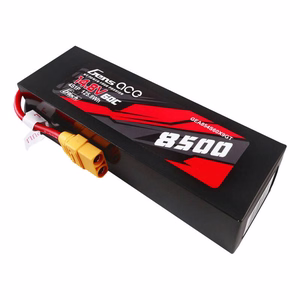 „Gens Ace“ G-Tech 8500 mAh, 14,8 V, 60C, 4S1P LiPo akumuliatorių rinkinys su korpusu iš PC medžiagos ir XT90 jungtimi