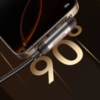 Joyroom S-A56 EnjoyX serijos 90° USB-C - Lightning kabelis 30W 1.2m - juodas