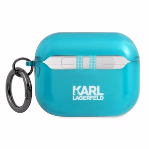 Karl Lagerfeld Choupette AirPods Pro dėklas - mėlynas