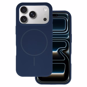 Magsafe Slim Silicone for Iphone 16 Pro Max navy