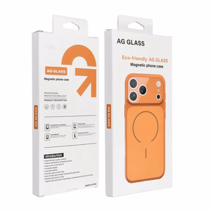 Dėklas MAKE 17 (MagSafe) skirtas iPhone 15 Pro oranžinis