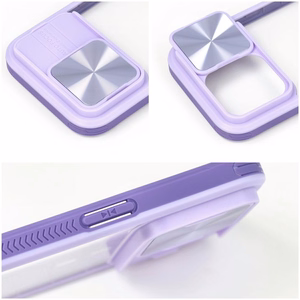 SLIDER dėklas telefonui IPHONE 15 Pro violetinis