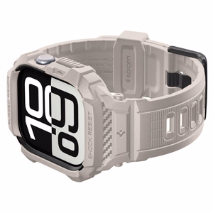 SPIGEN RUGGED ARMOR dėklas ”PRO” V2 APPLE WATCH 10 / 11 (46 MM) DUNE BEIGE
