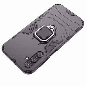 Dėklas telefonui Ring Armor Samsung Galaxy A24 4G su magnetiniu laikikliu ir žiedu - juodas