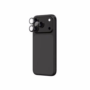 AmazingThing Safyro kameros stiklas skirtas iPhone 17 Pro / Pro Max - su pilku rėmu