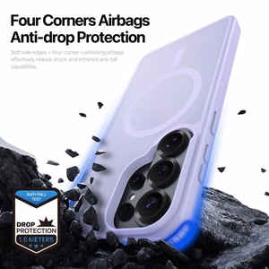 Dėklas Dux Ducis Yind MagSafe Samsung S948 S26 Ultra violetinis