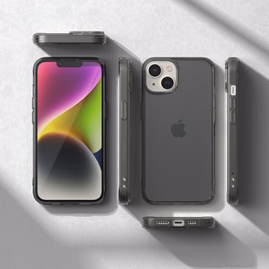 Ringke Fusion Matte dėklas iPhone 14 Plus su geliniu rėmeliu – pilkas