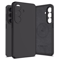 "Tech-Protect" silikoninis "MagSafe" dėklas "Samsung Galaxy S26+" - juodas