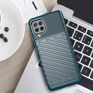 Thunder Case гибкий прочный защищённый TPU чехол для Samsung Galaxy A22 4G чёрный