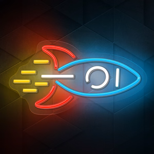 Neon PLEXI LED ROCKET multicolor NNE18 Neolia
