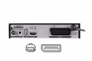 Cabletech URZ0336C – DVB-T2 H.265/HEVC skaitmeninės antžeminės televizijos imtuvas