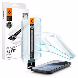 Spigen Glas.tR EZ Fit Pro AC 2-Pack grūdintų apsauginių stiklų komplektas Google Pixel 11 / 11 Pro (2 vnt.)
