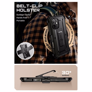 Supcase UB Pro dėklas telefonui iPhone 17 - juodas