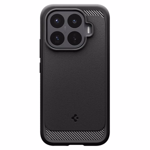Spigen Rugged Armor dėklas, skirtas Xiaomi 17T Pro, matinis juodas