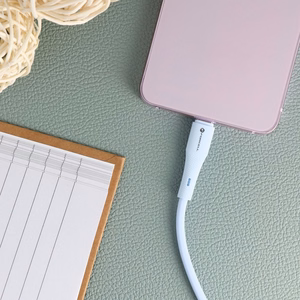 FORCELL F-ENERGY C343 kabelis USB A į Lightning 2,4A 12W Silikoninis 1 m mėlynas