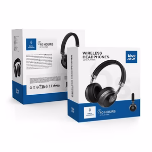 Bluetooth ausinės Blue Star (BH02) juodos